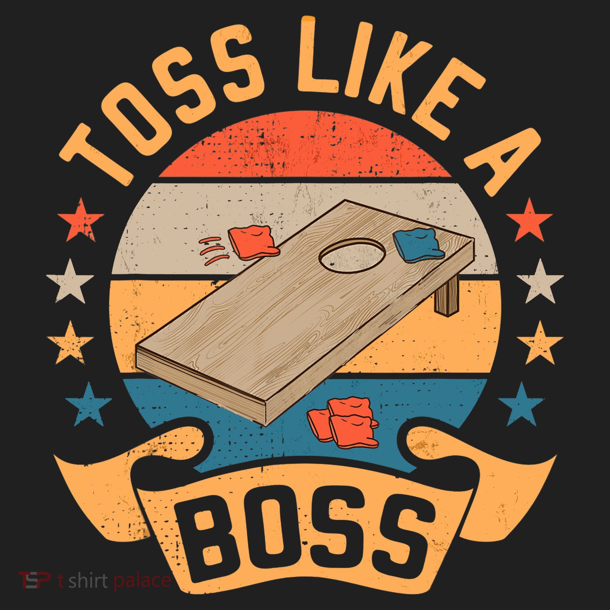 Toss Like A Boss Cornhole Champion Bean Bag Toss Game Hat