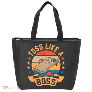 Toss Like A Boss Cornhole Champion Bean Bag Toss Game Bag