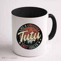 Tutu Like A Grandma Only Cooler Retro Mother's Day Coffee Mug thumb 1