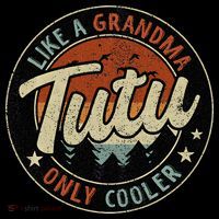 Tutu Like A Grandma Only Cooler Retro Mother's Day Coffee Mug thumb 5