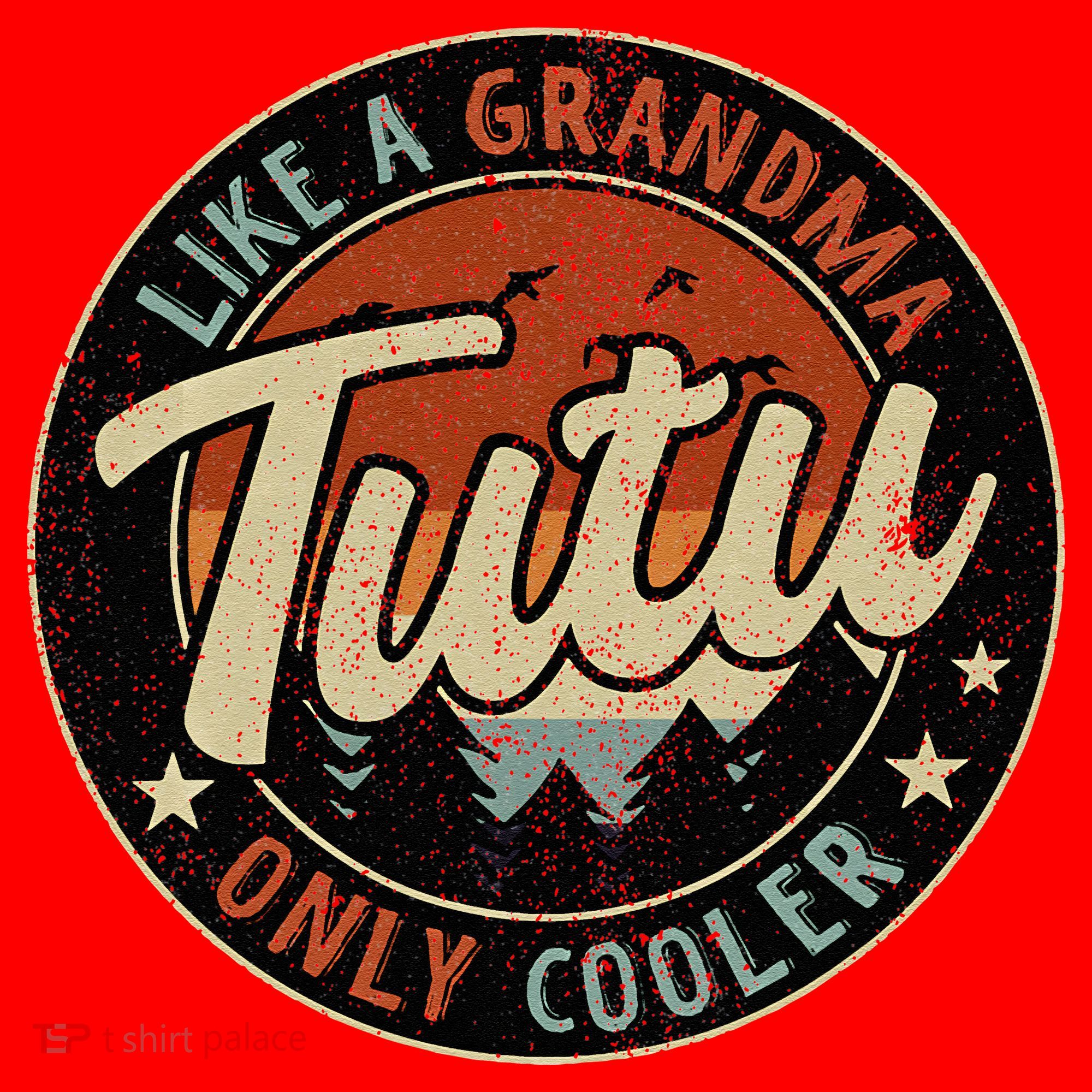 Tutu Like A Grandma Only Cooler Retro Mother's Day Santa Hat