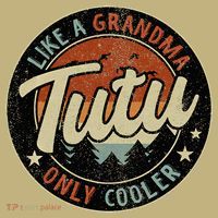 Tutu Like A Grandma Only Cooler Retro Mother's Day Hoodie thumb 2