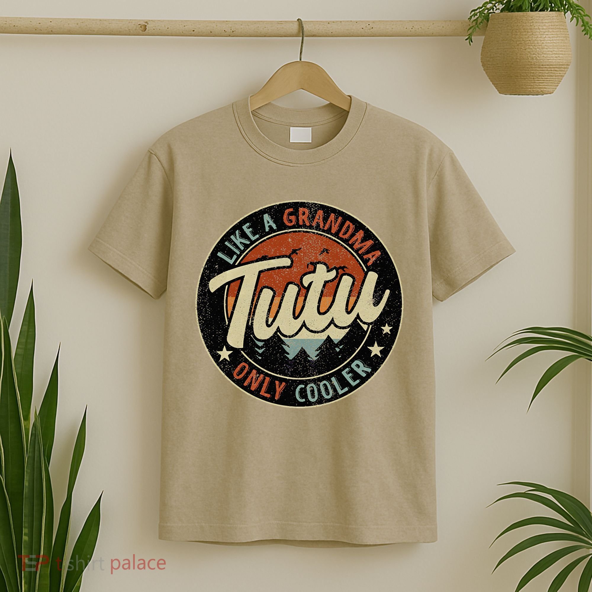 Tutu Like A Grandma Only Cooler Retro Mother's Day T-Shirt
