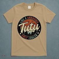 Tutu Like A Grandma Only Cooler Retro Mother's Day T-Shirt thumb 5