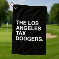 The Los Angeles Tax Dodgers Golf Towel thumb 1