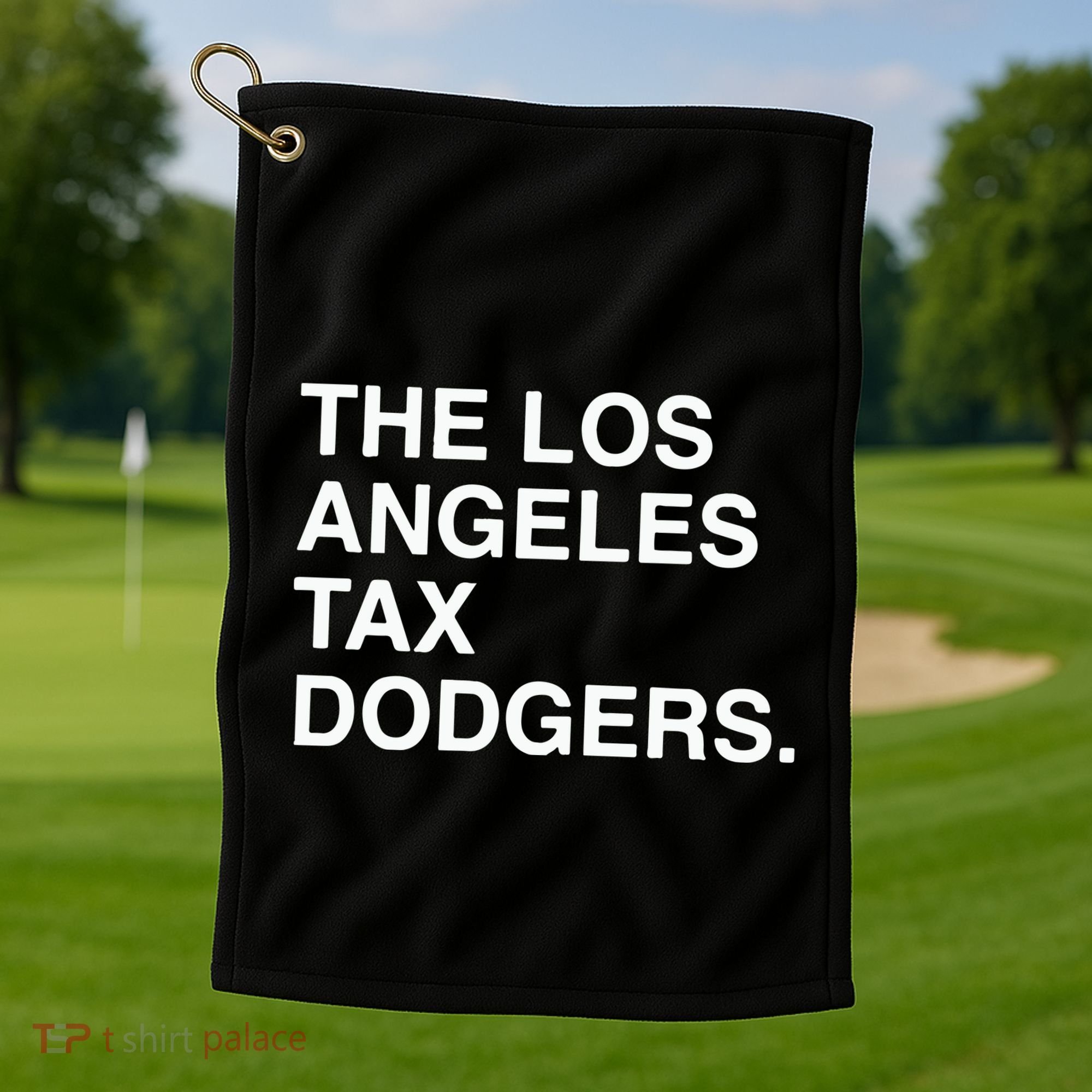 The Los Angeles Tax Dodgers Golf Towel