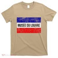 The Louvre Art Museum French Flag French Flag Distressed T-Shirt thumb 0