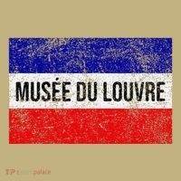 The Louvre Art Museum French Flag French Flag Distressed T-Shirt thumb 7