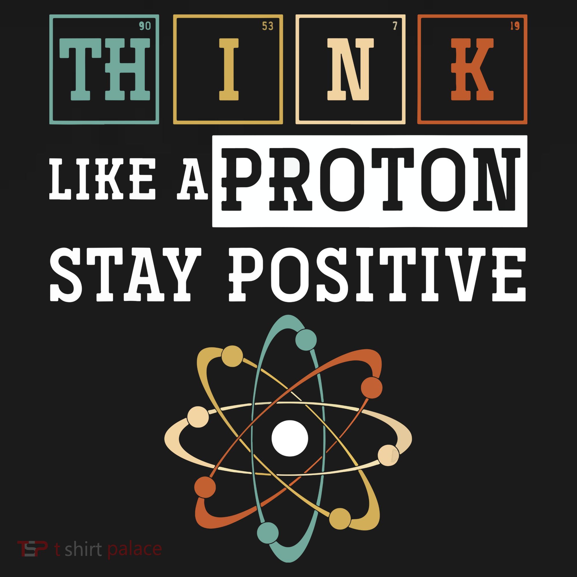 Think Like A Proton Stay Positive Periodic Table Chemistry Pajama Set