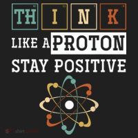 Think Like A Proton Stay Positive Periodic Table Chemistry Tumbler thumb 3