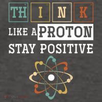 Think Like A Proton Stay Positive Periodic Table Chemistry Women's Tank Top thumb 5