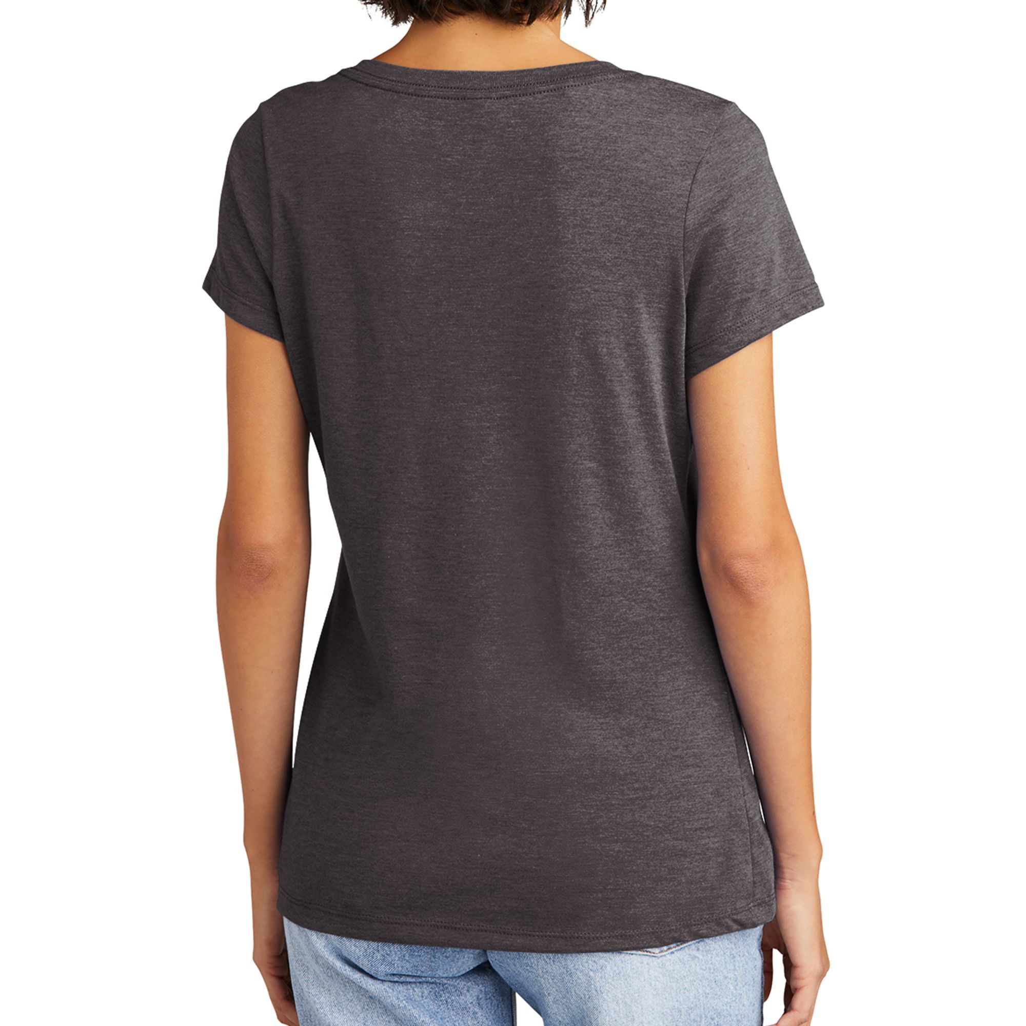 Think Like A Proton Stay Positive Periodic Table Chemistry Women's V-Neck T-Shirt