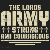 The Lords Army Strong And Courageous Jesus Christ District V.I.T. Heavyweight Hoodie thumb 2
