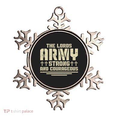 The Lords Army Strong And Courageous Jesus Christ Ornament