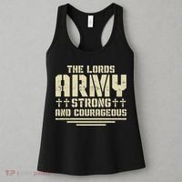 The Lords Army Strong And Courageous Jesus Christ Women's Tank Top thumb 3