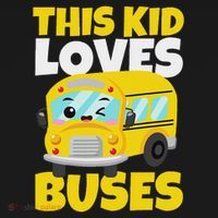 This Loves Buses Birthday Yellow School Bus Lover Women's Hoodie thumb 2