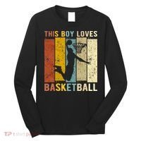 This  Loves Basketball Boys Basketball Long Sleeve Shirt thumb 0