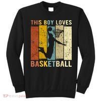 This  Loves Basketball Boys Basketball Sweatshirt thumb 0