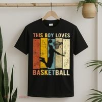 This  Loves Basketball Boys Basketball T-Shirt thumb 2