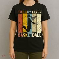 This  Loves Basketball Boys Basketball T-Shirt thumb 4