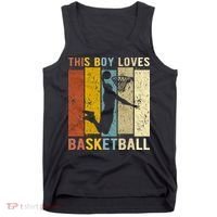 This  Loves Basketball Boys Basketball Tank Top thumb 0