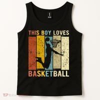 This  Loves Basketball Boys Basketball Tank Top thumb 2