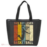 This  Loves Basketball Boys Basketball Tote Bag thumb 0