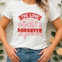 The Love Between Mother And Daughter Is Forever Women's T-Shirt thumb 2