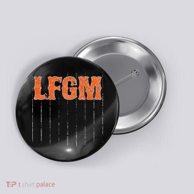 The LFGM Baseball Button