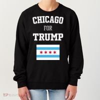 The Lioness Chicago For Trump Flag Women's Sweatshirt thumb 0