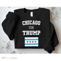 The Lioness Chicago For Trump Flag Sweatshirt thumb 2