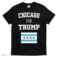 The Lioness Chicago For Trump Flag T-Shirt thumb 0
