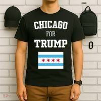 The Lioness Chicago For Trump Flag T-Shirt thumb 6