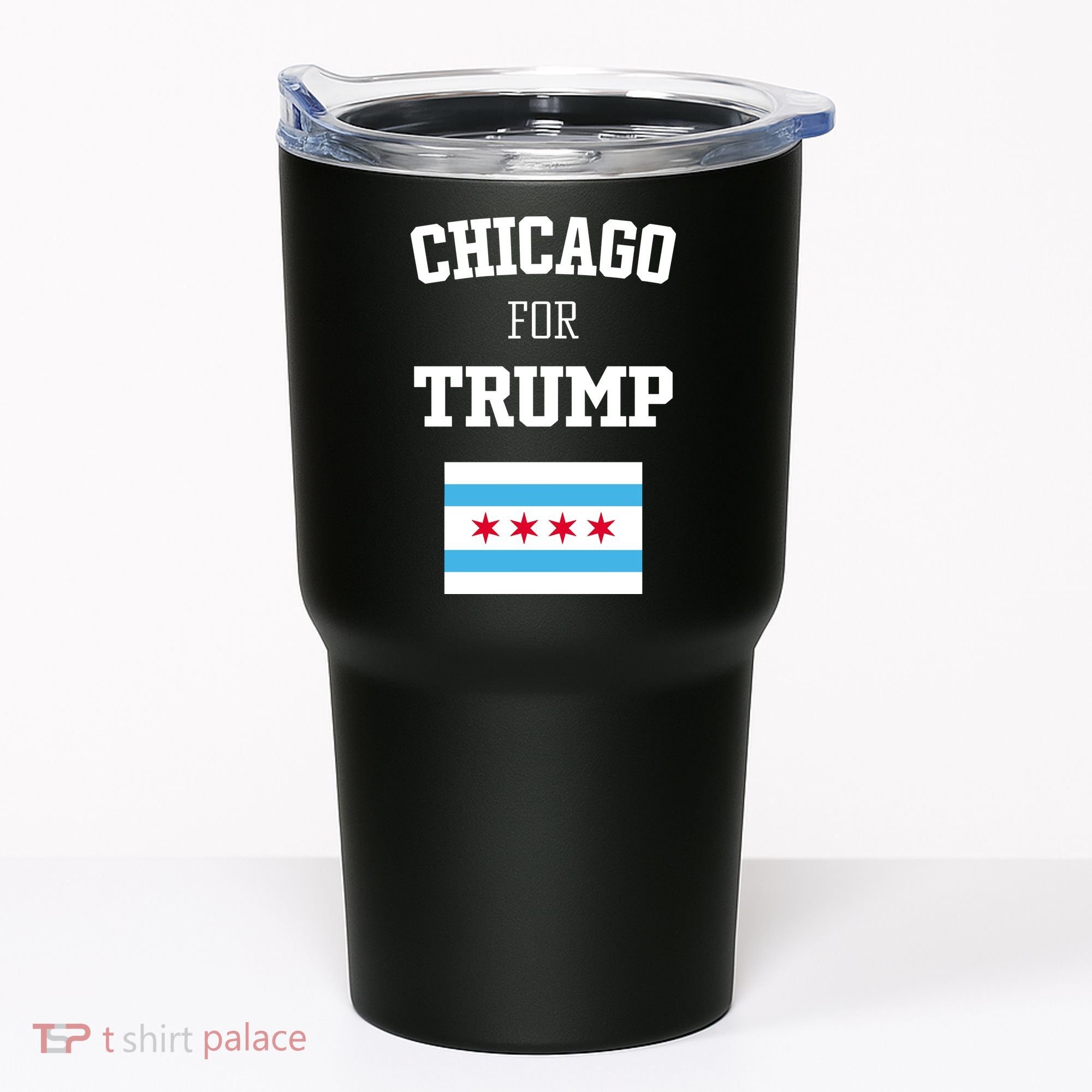 The Lioness Chicago For Trump Flag Tumbler