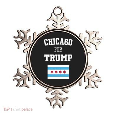 The Lioness Chicago For Trump Flag Ornament
