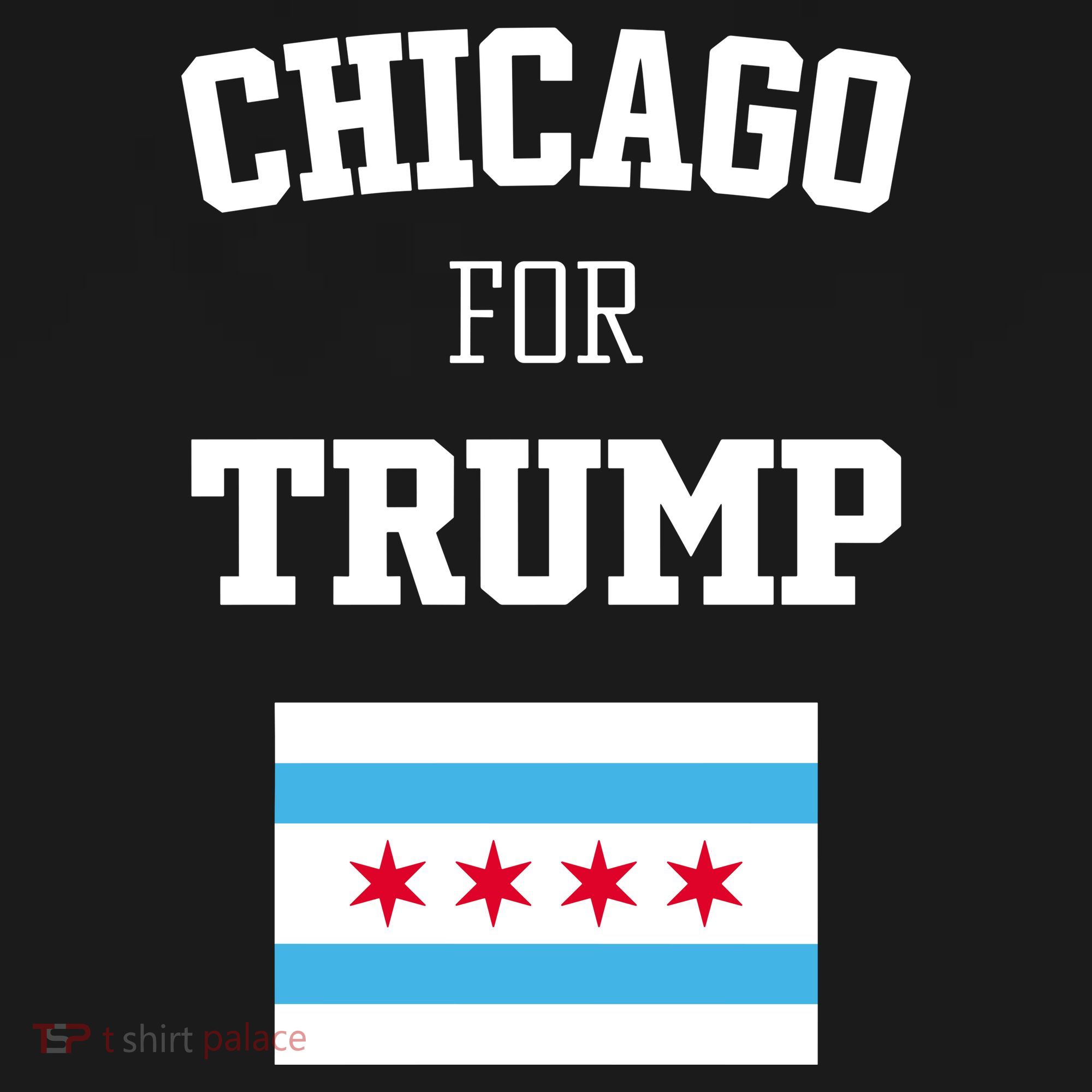 The Lioness Chicago For Trump Flag Women's Tank Top