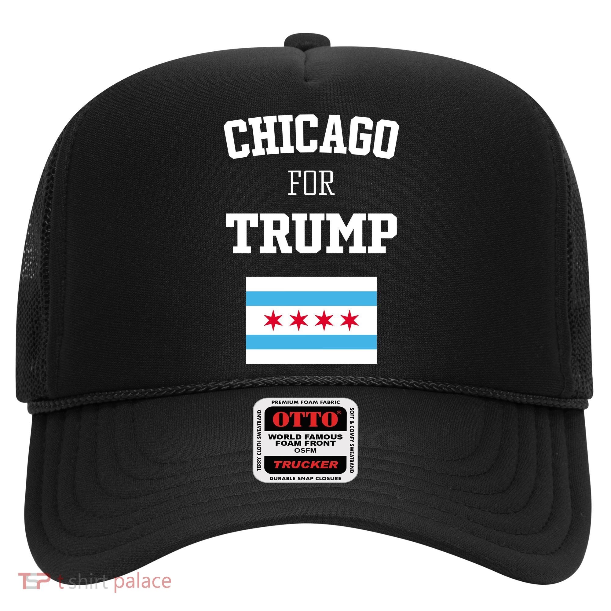 The Lioness Chicago For Trump Flag Hat