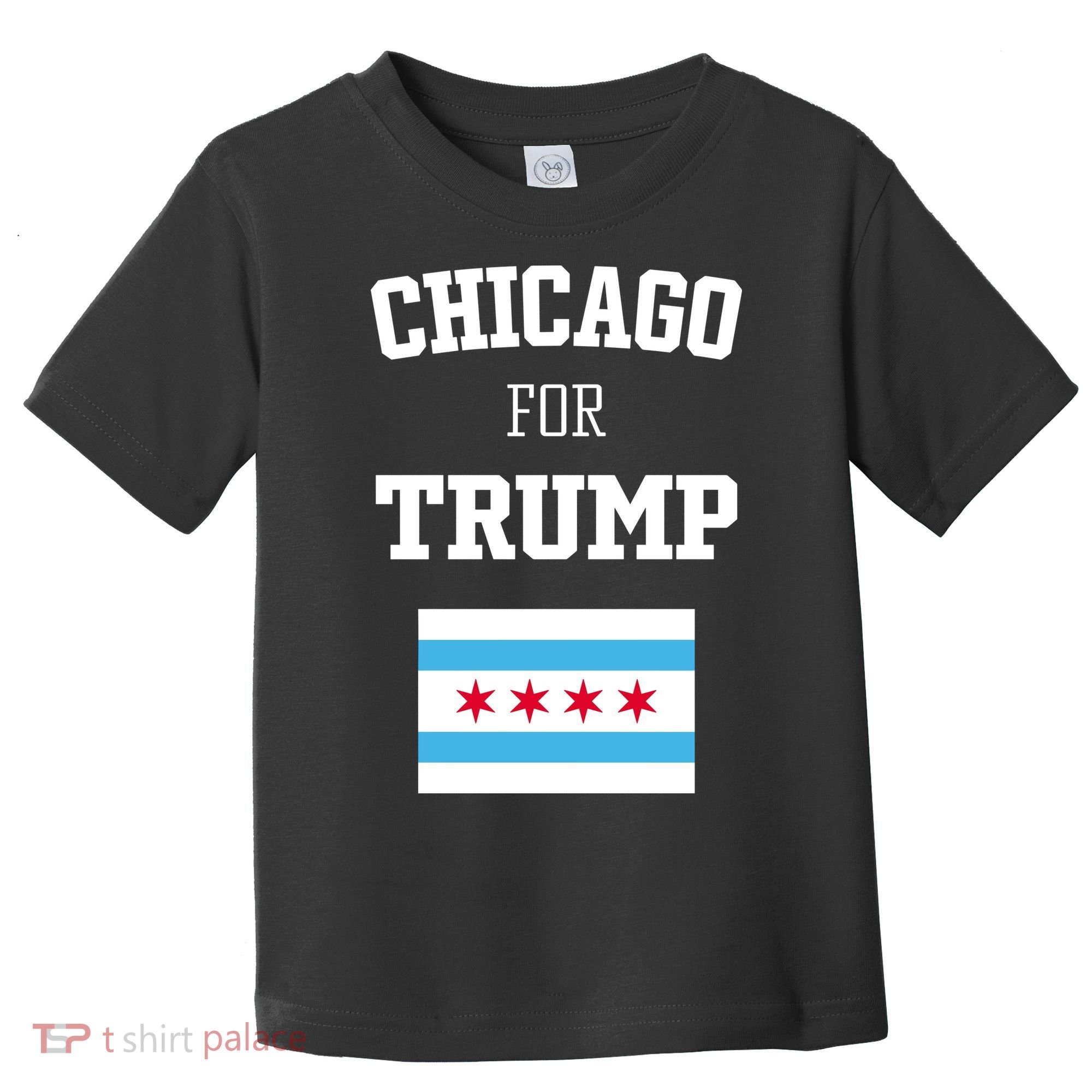 The Lioness Chicago For Trump Flag Toddler T-Shirt