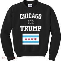 The Lioness Chicago For Trump Flag Kids Sweatshirt thumb 0