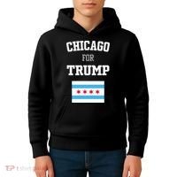 The Lioness Chicago For Trump Flag Kids Hoodie thumb 4