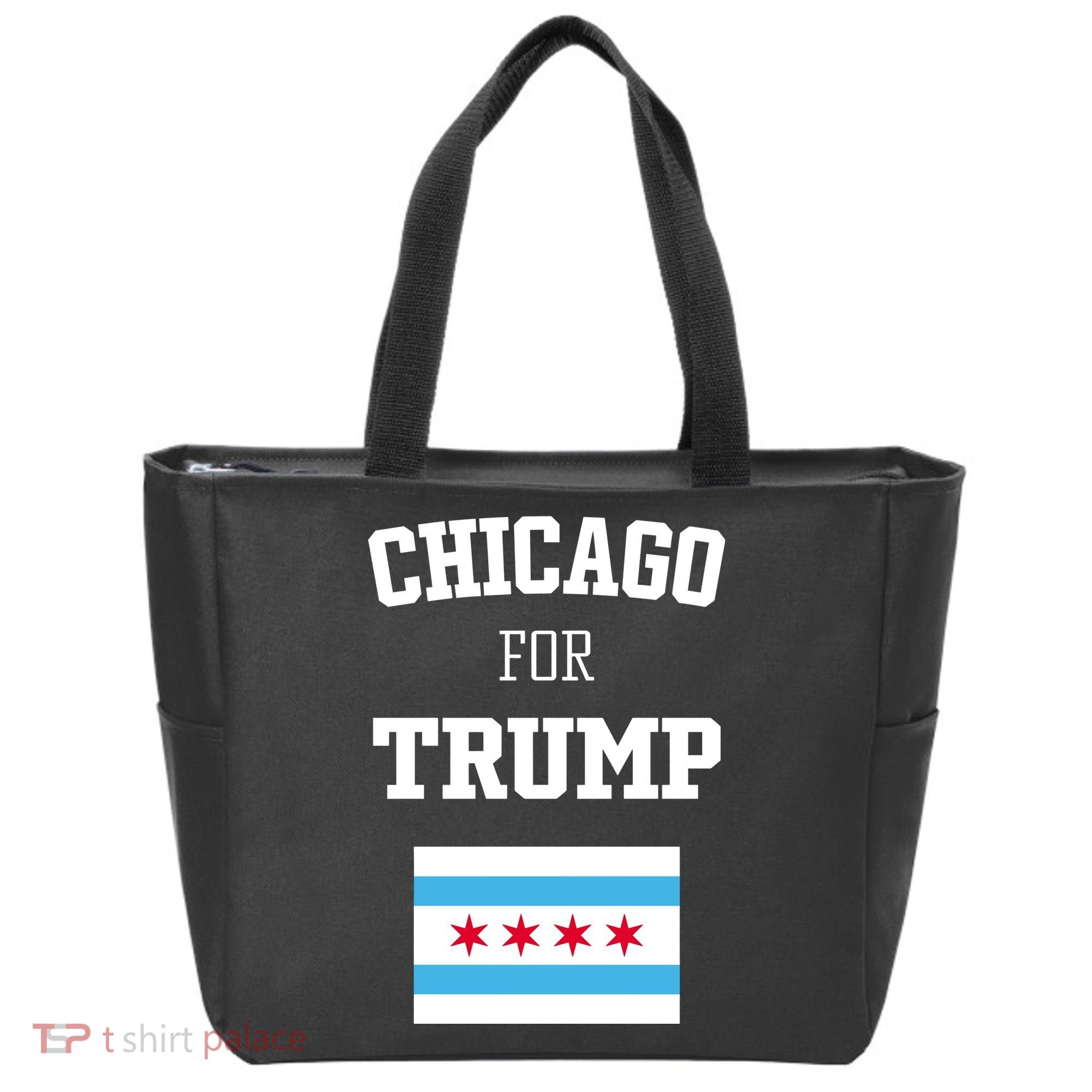 The Lioness Chicago For Trump Flag Tote Bag