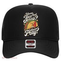 Taco Lovers Christian Humor Wanna Taco Bout Jesus Hat thumb 0