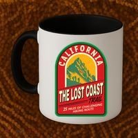 The Lost Coast Trail California Coffee Mug thumb 2