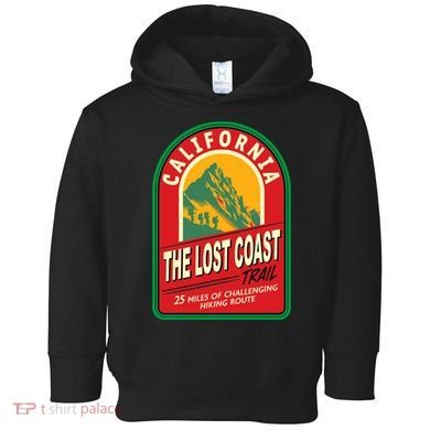 The Lost Coast Trail California Toddler Hoodie