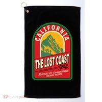 The Lost Coast Trail California Golf Towel thumb 0