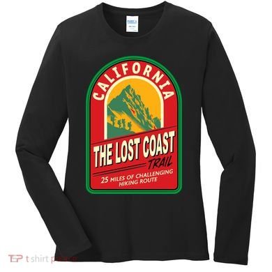 The Lost Coast Trail California Women's Long Sleeve Shirt