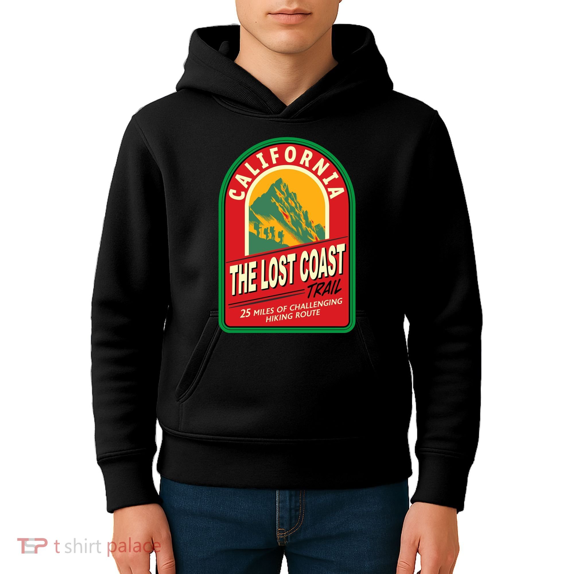 The Lost Coast Trail California Kids Hoodie