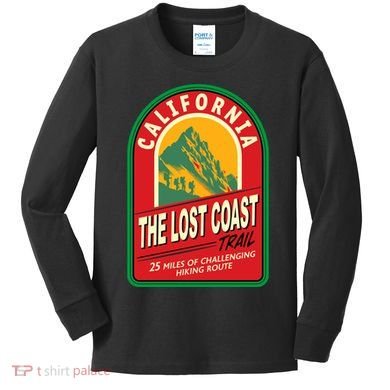 The Lost Coast Trail California Kids Long Sleeve Shirt