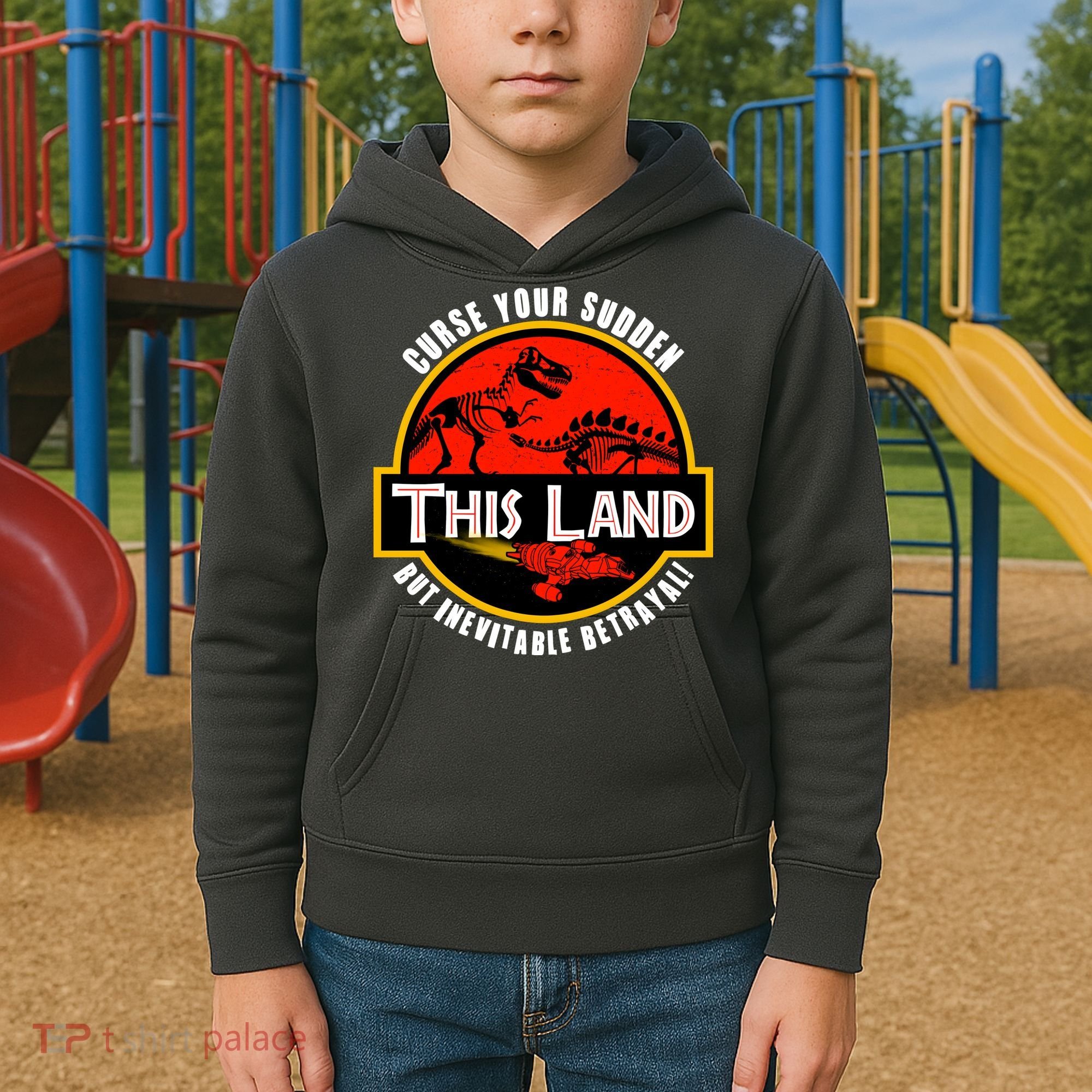 This Land Curse Your Sudden But Inevitable Betrayal Kids Hoodie