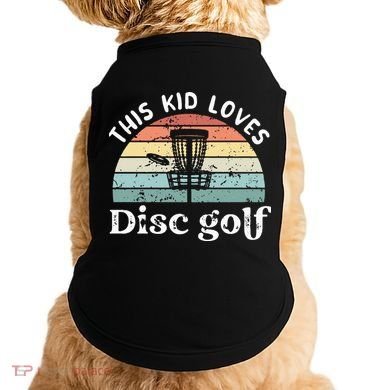 This loves Disc golf Doggie Tank